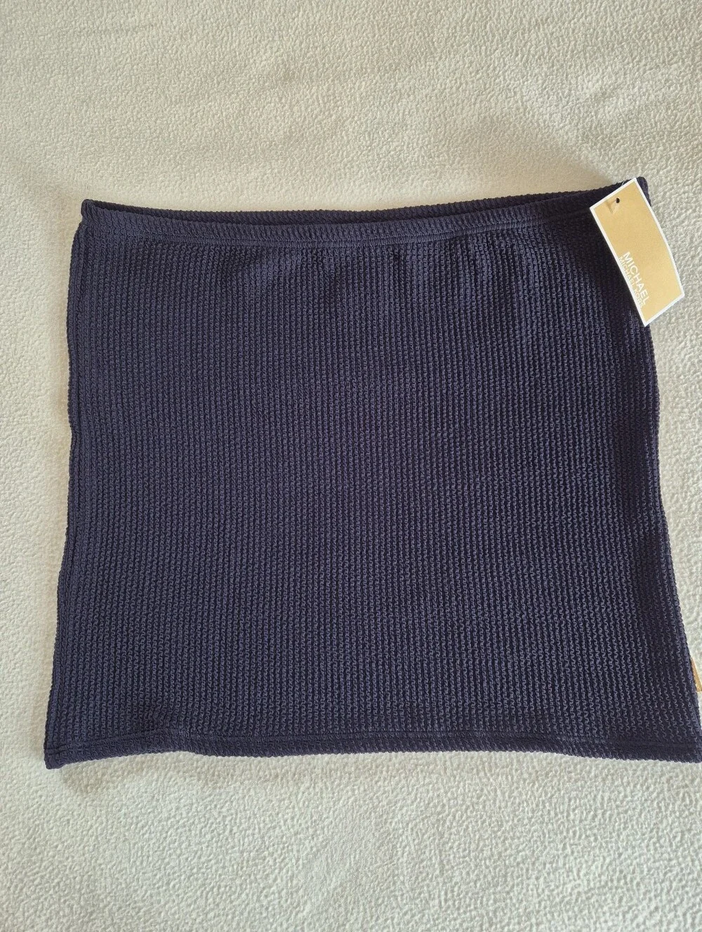 Michael Kors Navy Textured  Mini Skirt, size L (Bottom Piece from 2 -Piece Set)